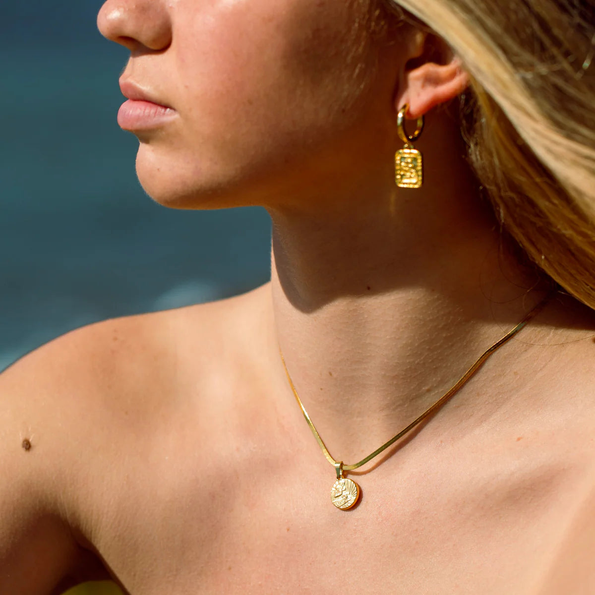 Get Back Oceanside Herringbone Choker
