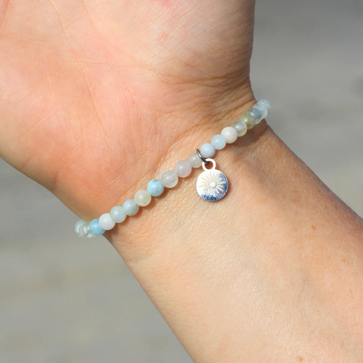 Mauka Aquamarine Gemstone Bracelet
