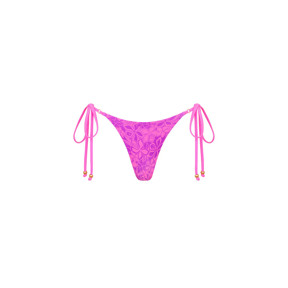 Kulani Kinis Bubble Berry Thong Tie Side Bikini Bottom