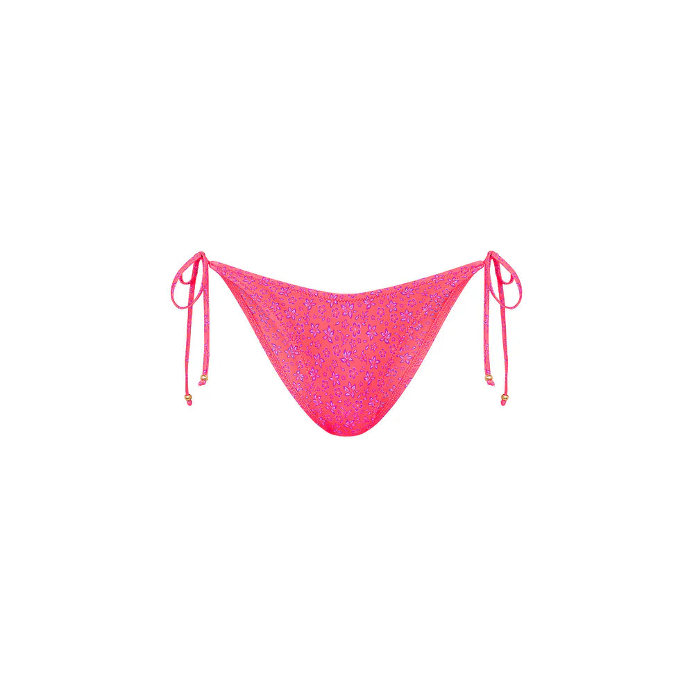 Kulani Kinis Kiss Me Dipped Cheeky Tie Bikini Bottom