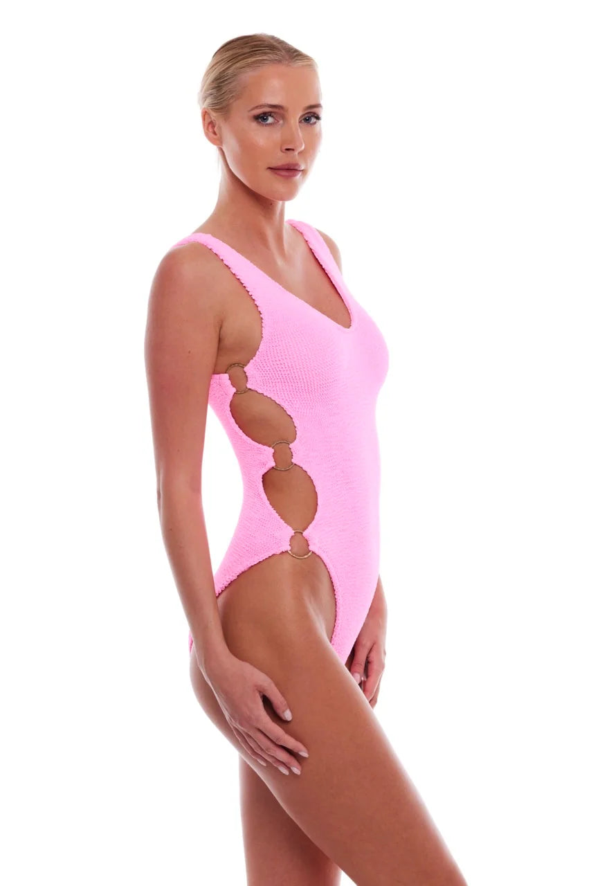 Love & Bikinis Dubai One Piece Strawberry Pink