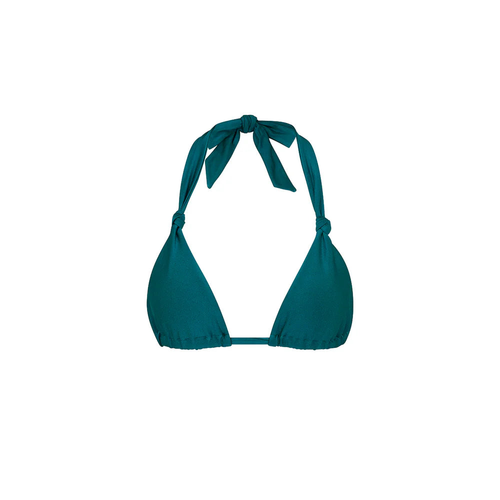 Kulani Kinis Laguna Haze Soft Knot Halter Bikini Top