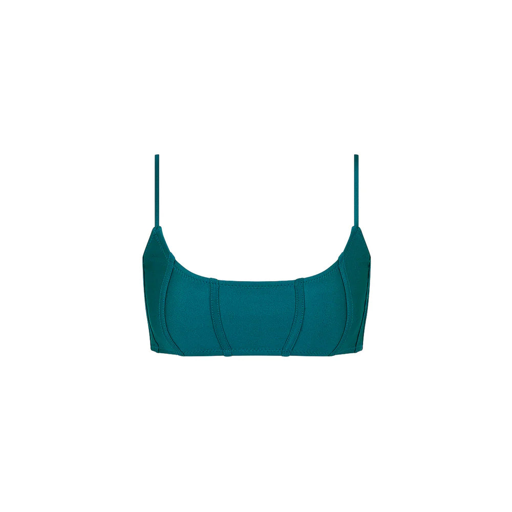 Kulani Kinis Laguna Haze Contour Slim Crop Bikini Top