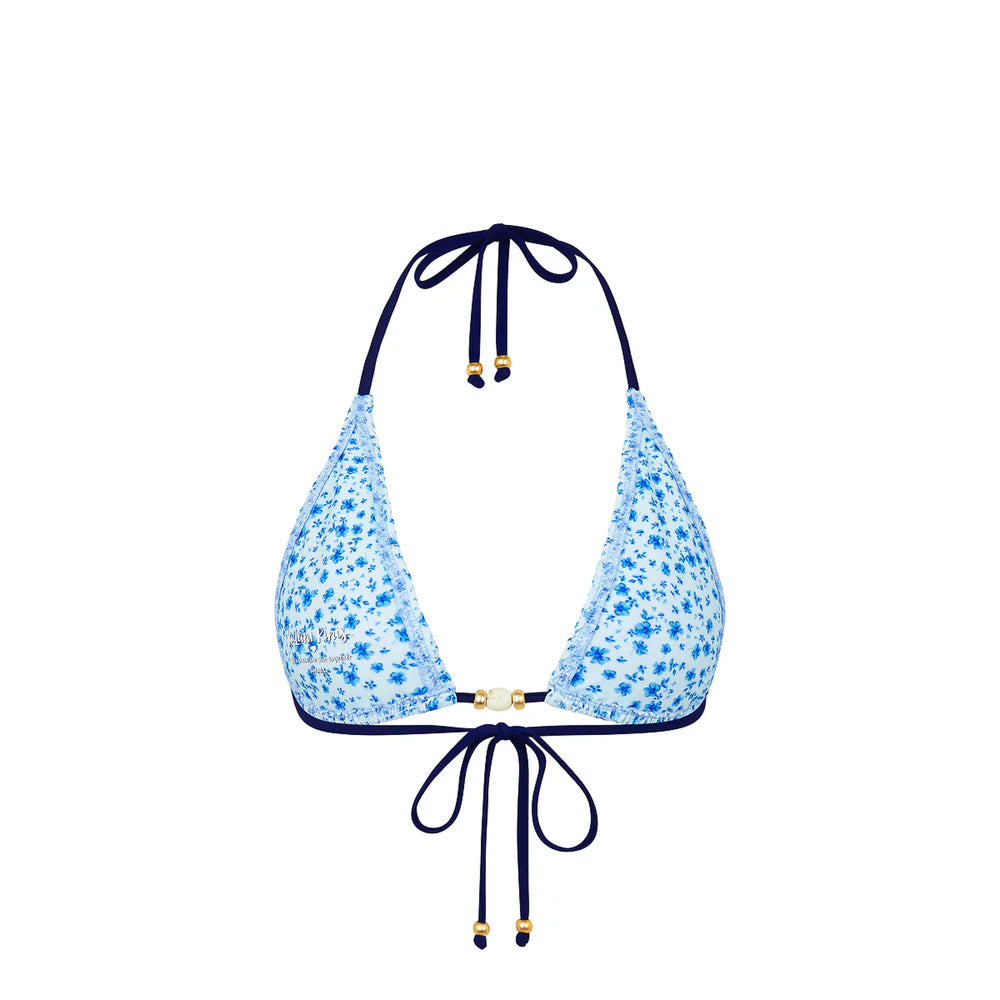 Kulani Kinis Dream Flower Shirred Triangle Top