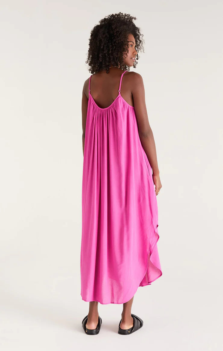 Z Supply Tiana Crinkle Midi Dress