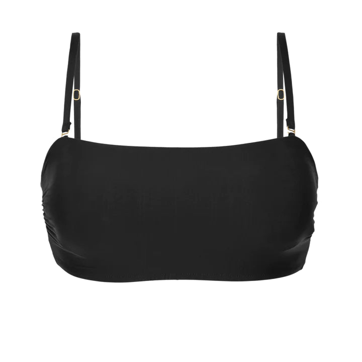 Rio De Sol Icon Nero Bandeau Reto Top