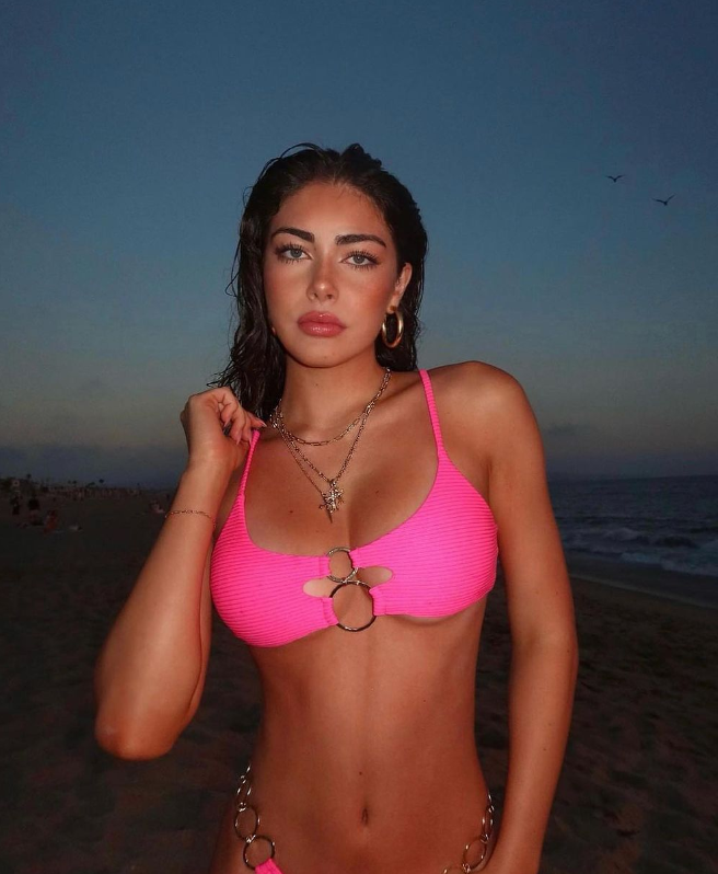 Beach Bunny Neon Pink Lexi Bralette Top