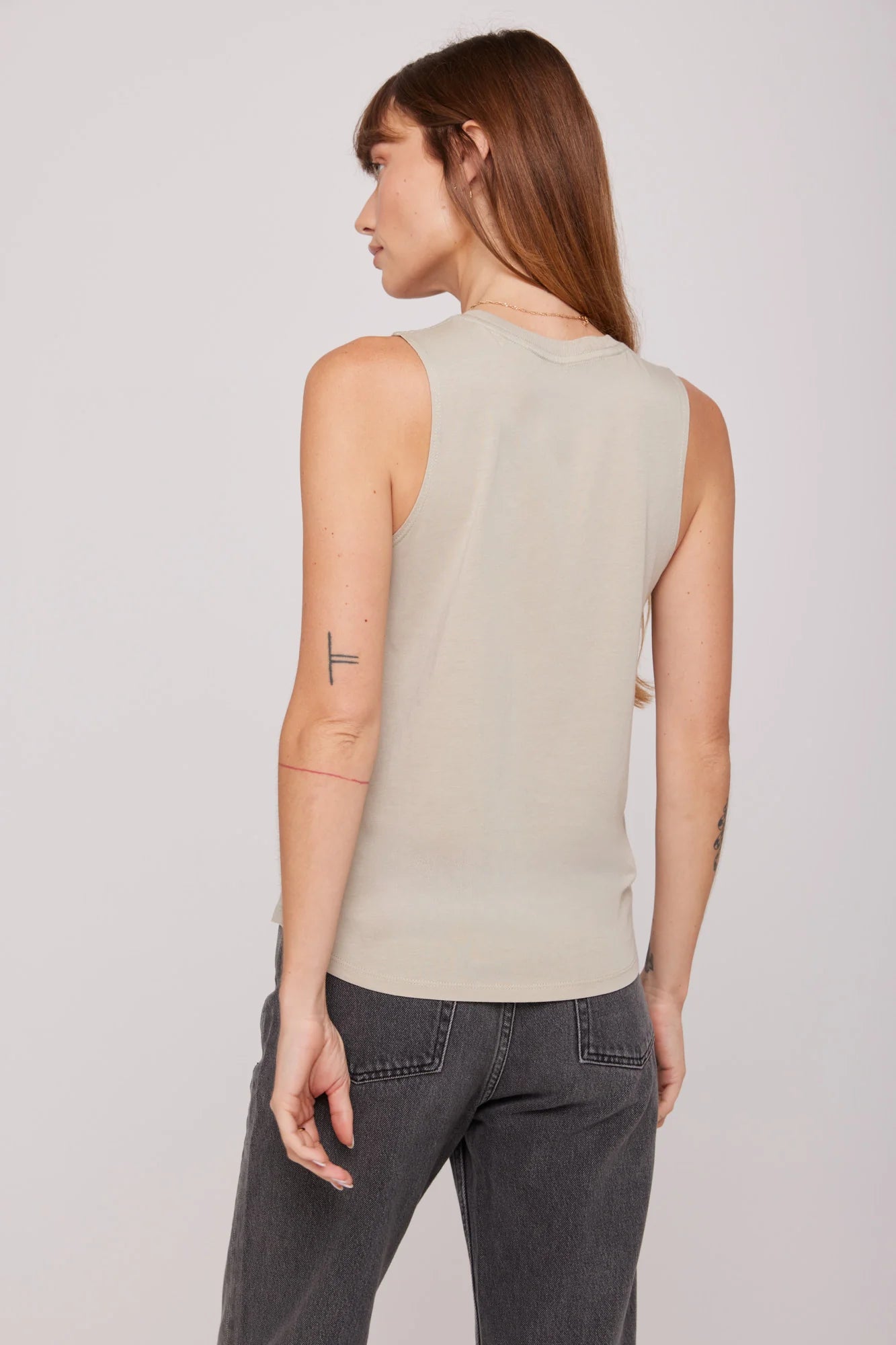 Spiritual Gangster Soft Matcha Magic Happens Muscle Tank Top