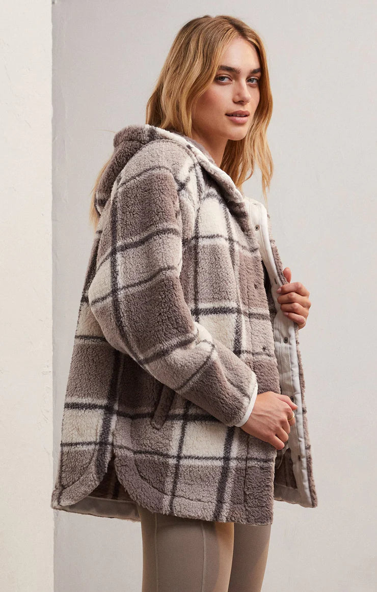Z Supply Cross Country Plaid Jacket