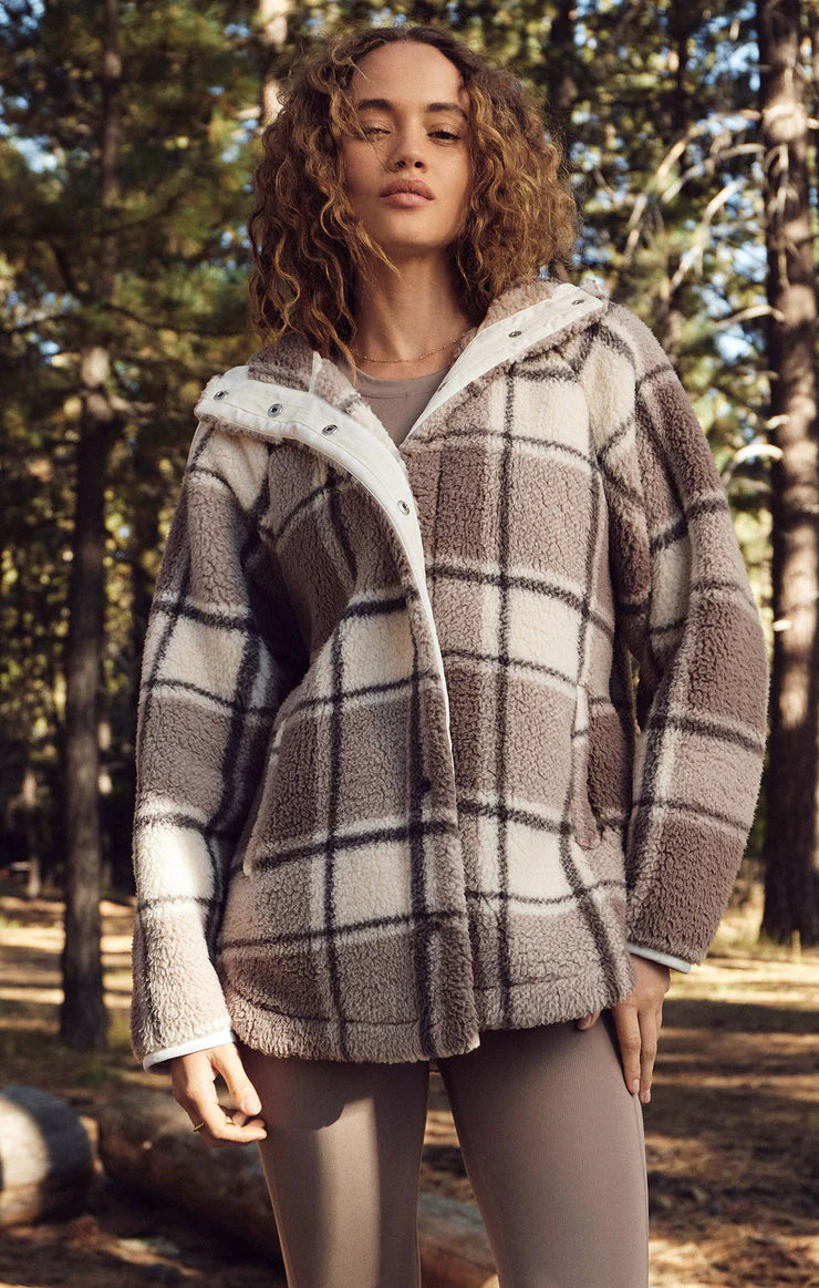 Z Supply Cross Country Plaid Jacket
