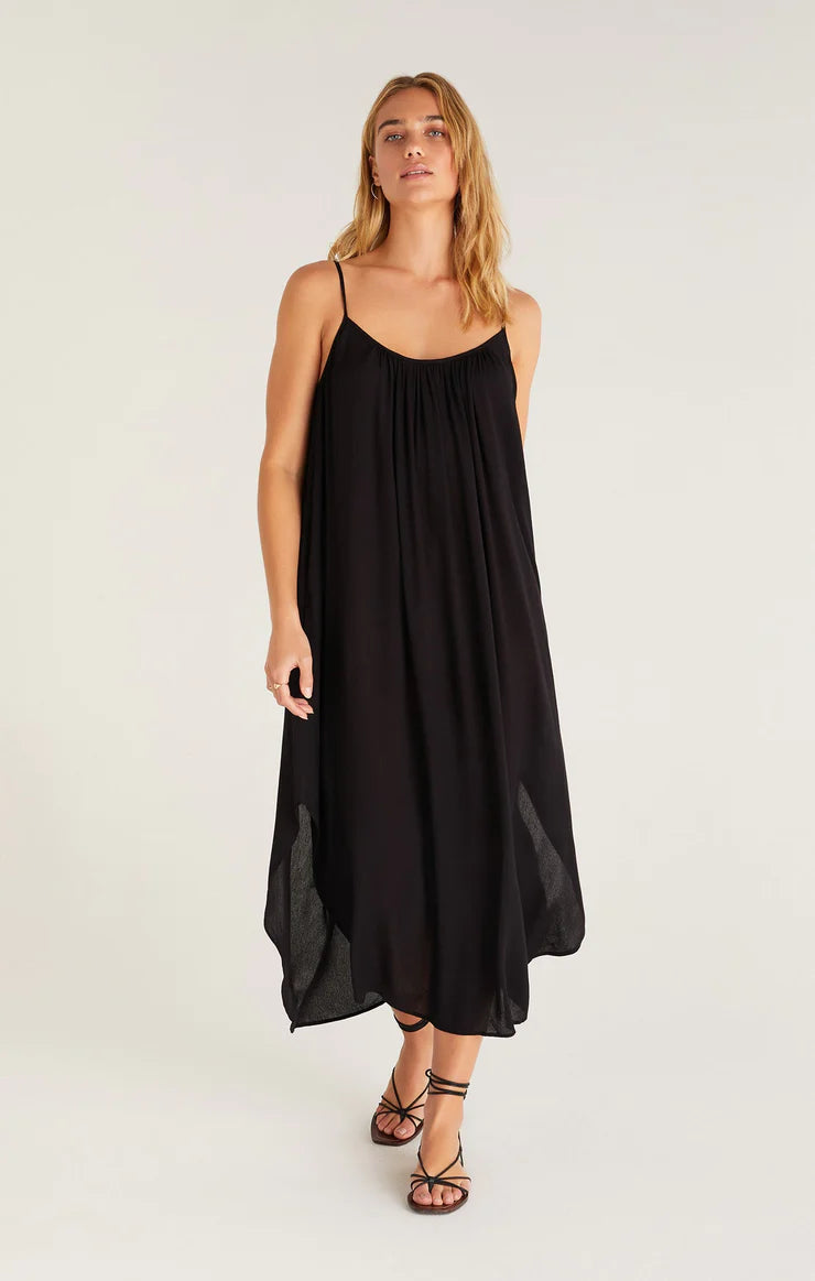 Z Supply Tiana Crinkle Midi Dress