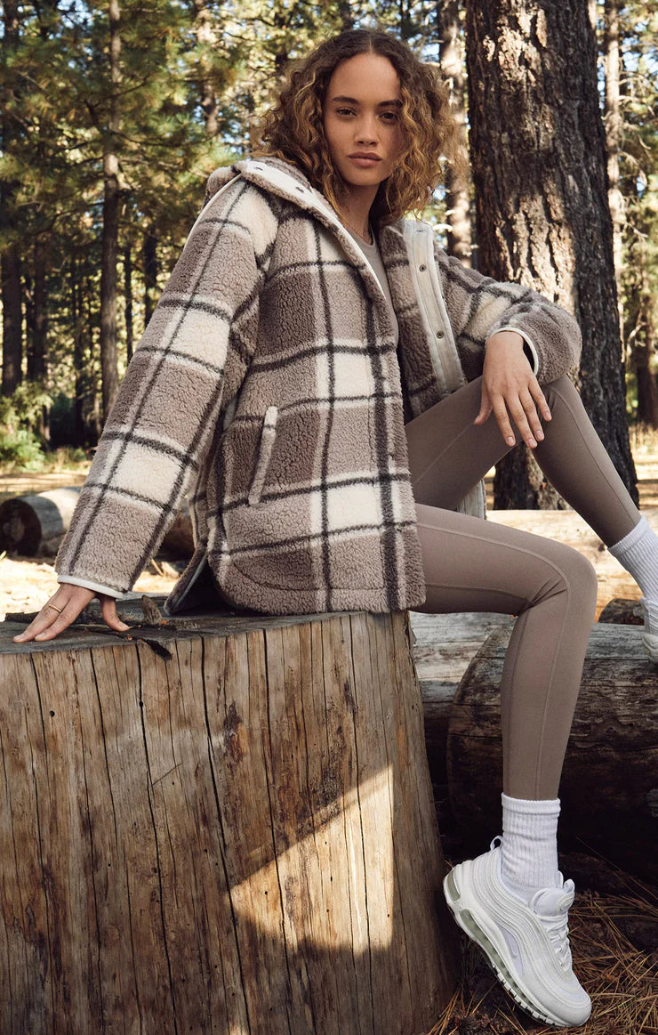 Z Supply Cross Country Plaid Jacket