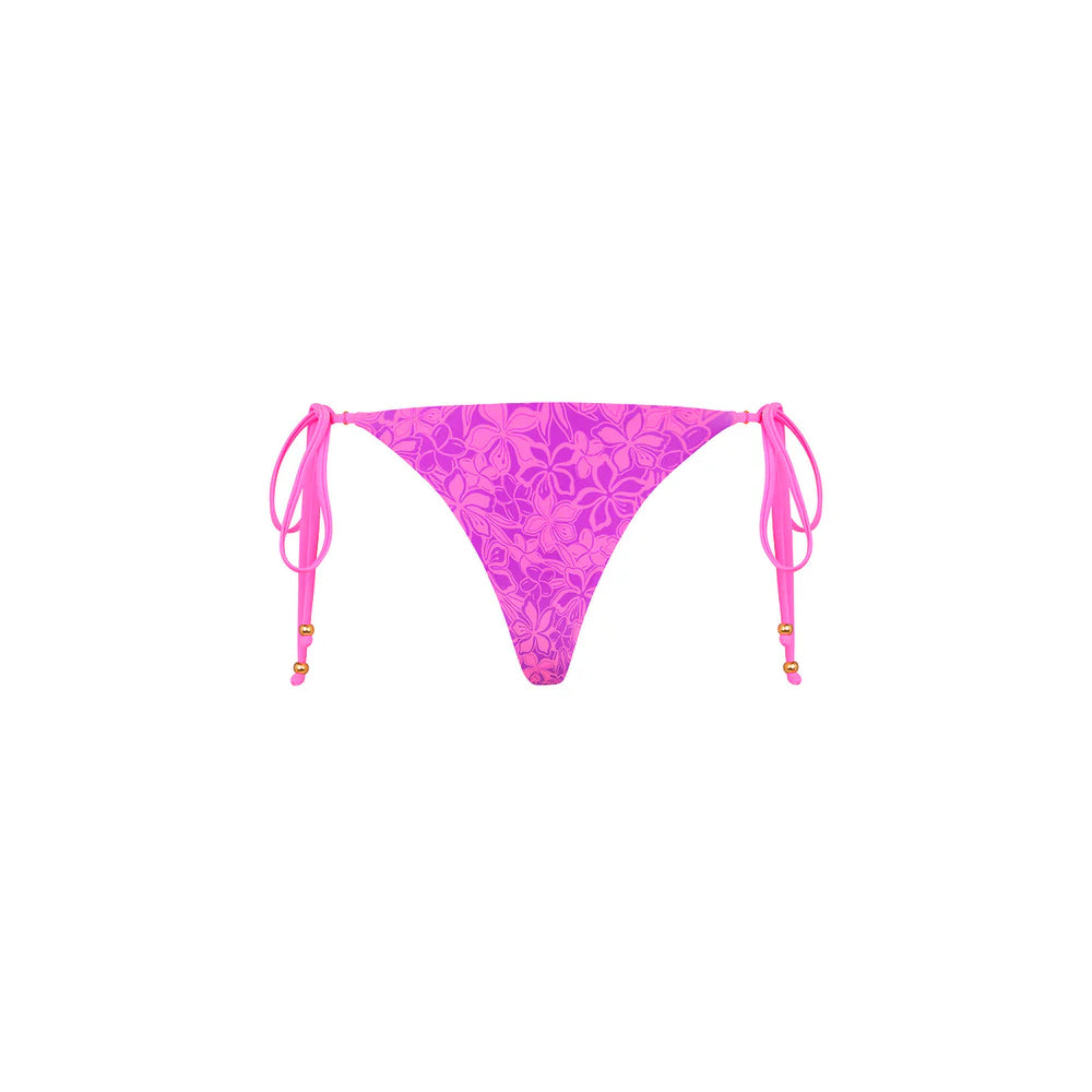 Kulani Kinis Bubble Berry Thong Tie Side Bikini Bottom
