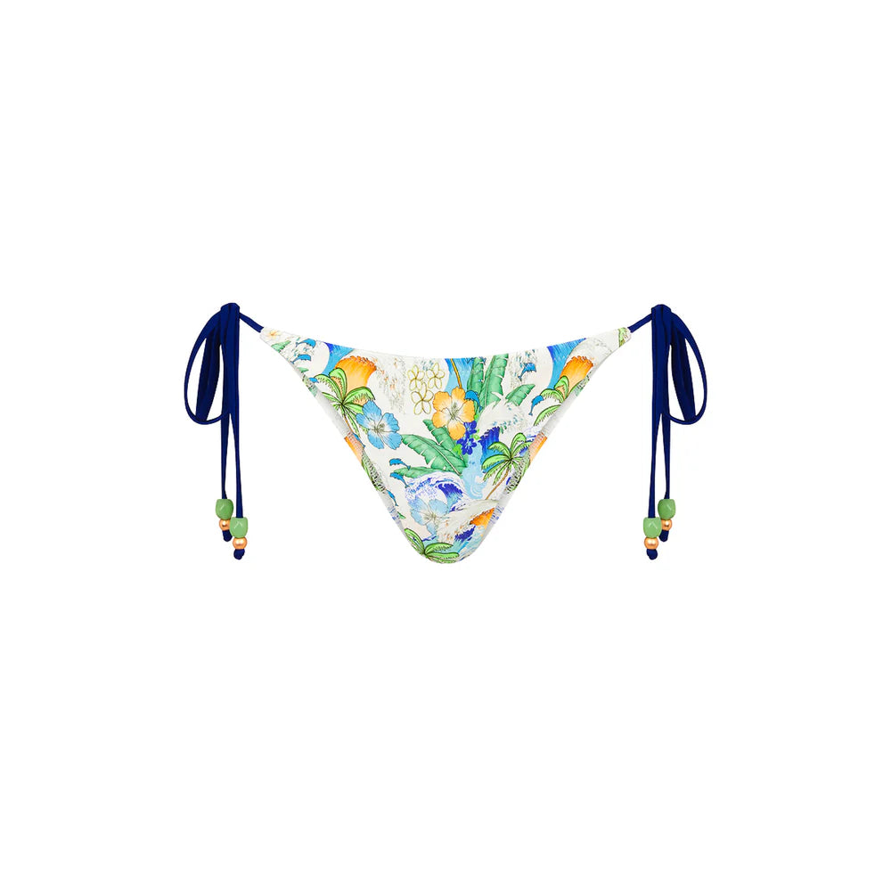 Kulani Kinis Blue Crush Full Coverage Tie Bikini Bottom