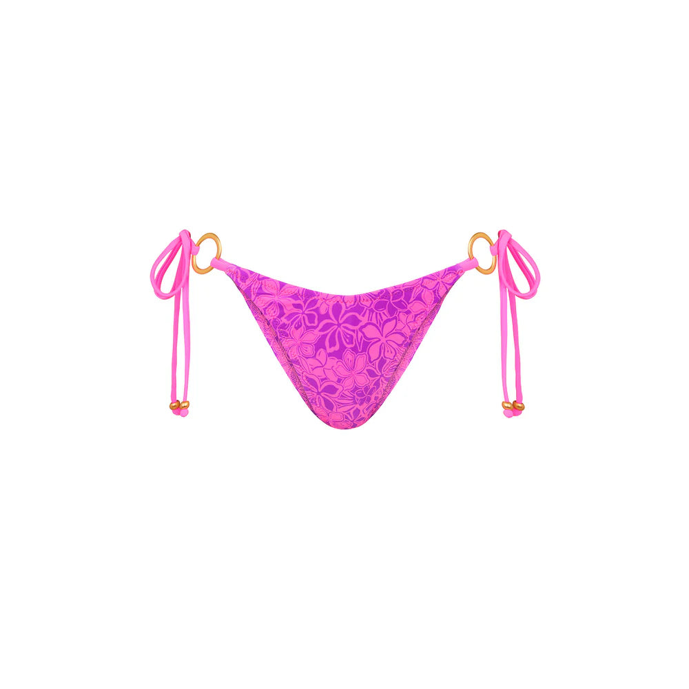 Kulani Kinis Bubble Berry Ring Cheeky Tie Bikini Bottom