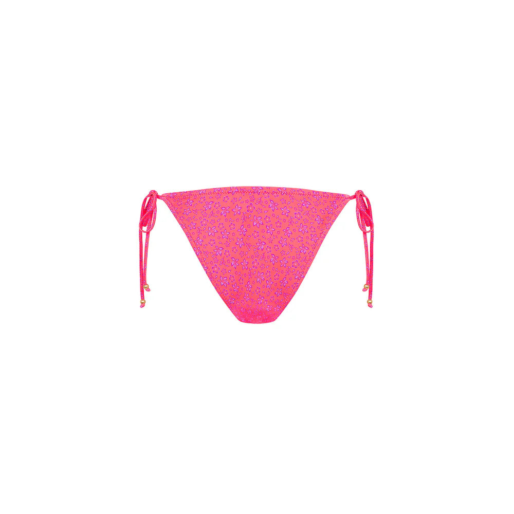Kulani Kinis Kiss Me Dipped Cheeky Tie Bikini Bottom