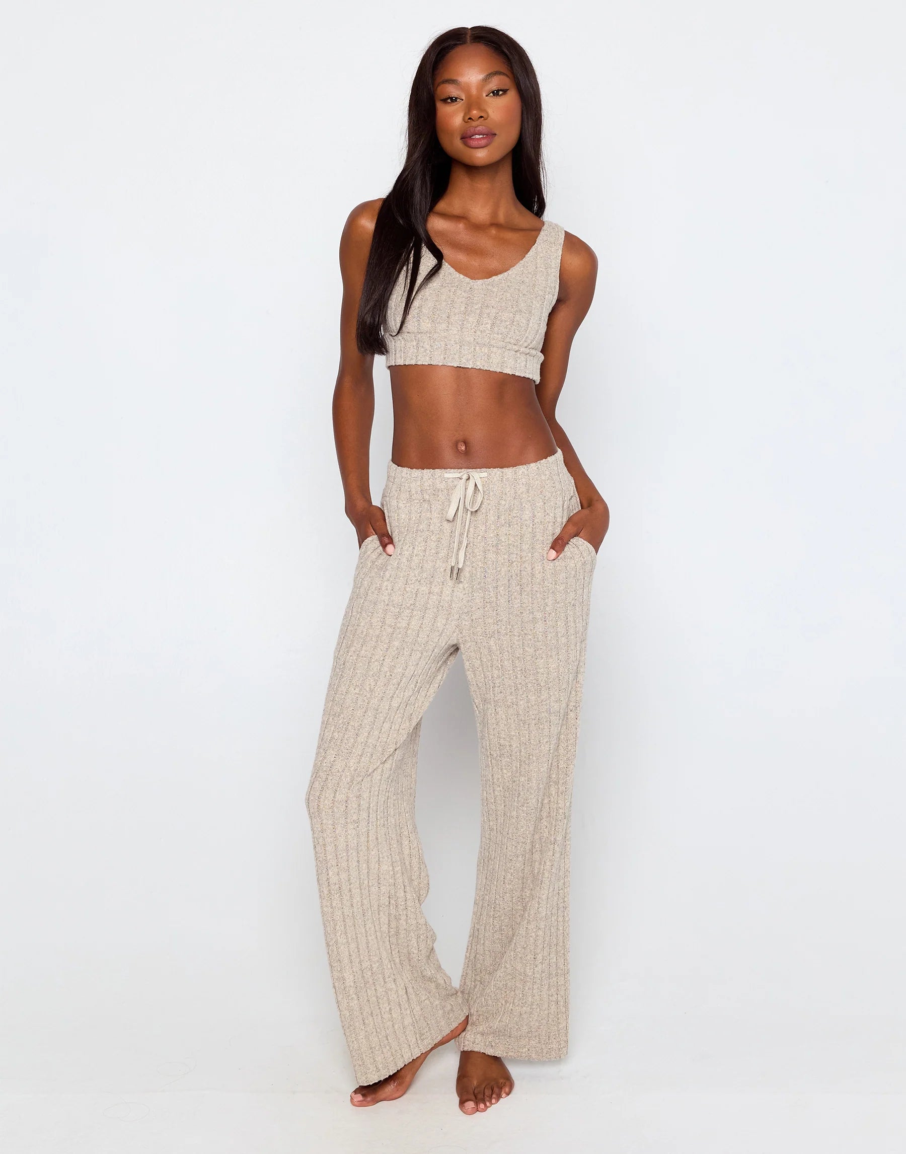 Beach Bunny Lounge Mai Wide Leg Pant