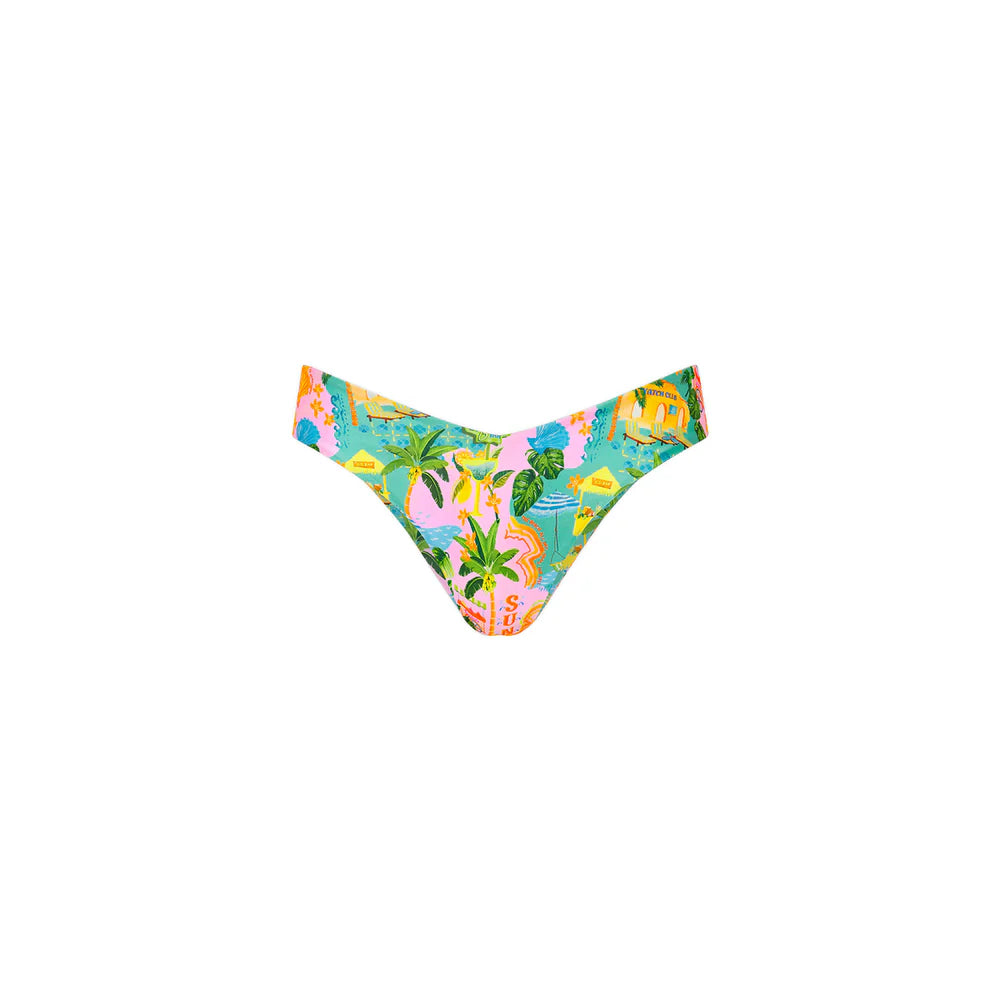 Kulani Kinis Sunlit Spritz Cheeky V Bikini Bottom