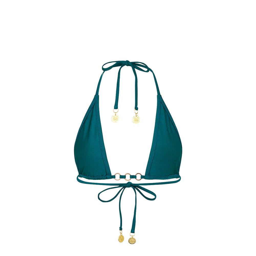 Kulani Kinis Laguna Haze Trio Ring Triangle Bikini Top