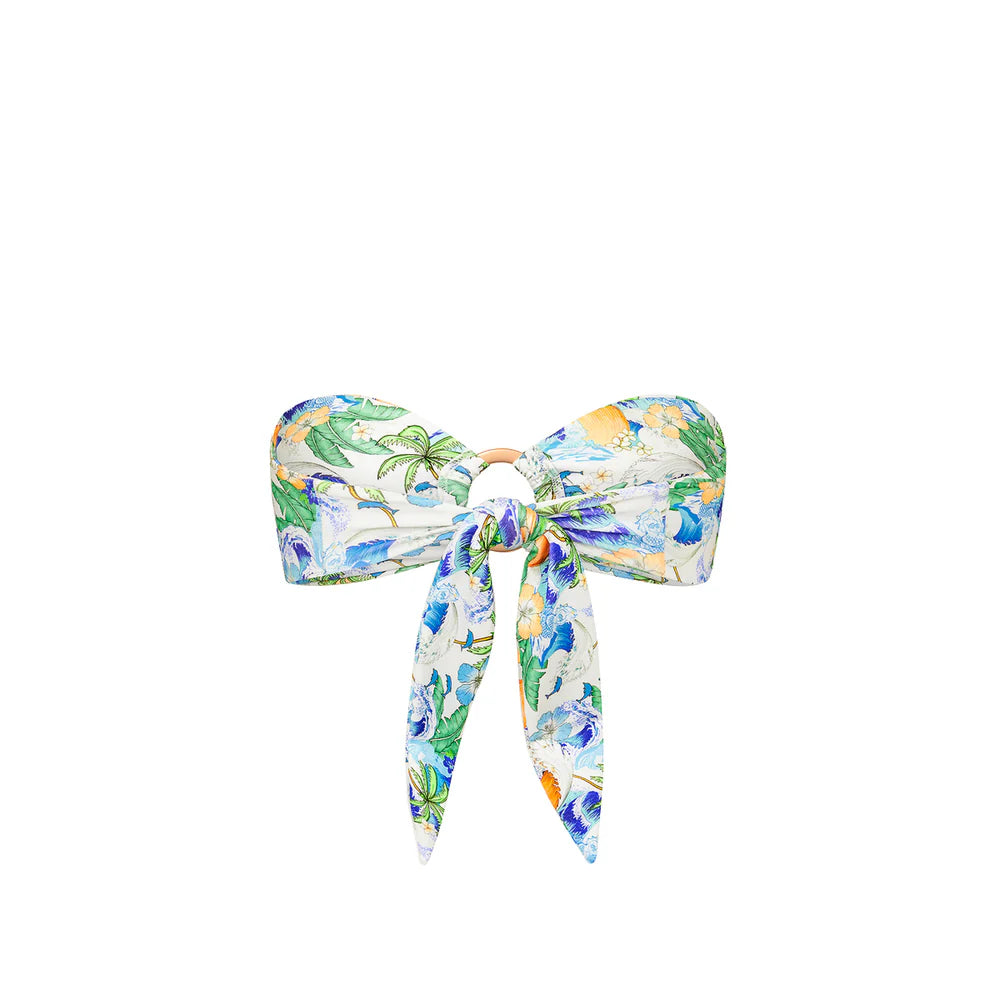 Kulani Kinis Blue Crush Strapless Bandeau Bikini Top