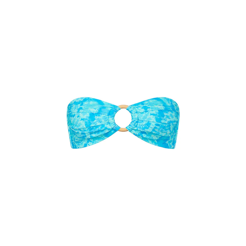 Kulani Kinis Starry Seas Strapless Bandeau Bikini Top
