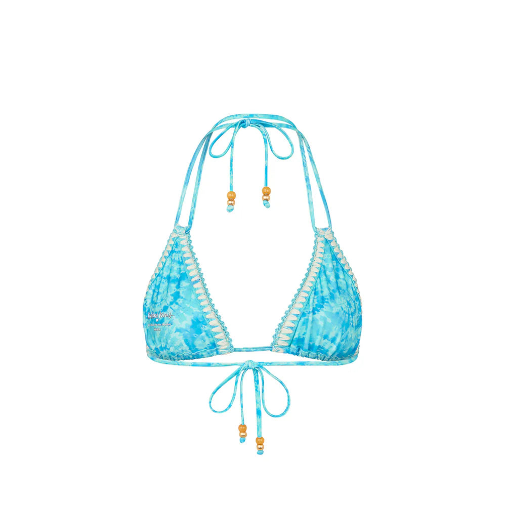 Kulani Kinis Starry Seas Crochet Halter Bikini Top