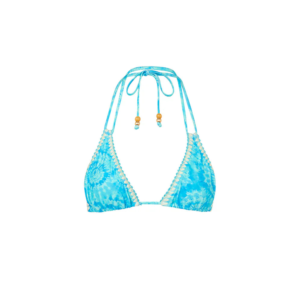Kulani Kinis Starry Seas Crochet Halter Bikini Top
