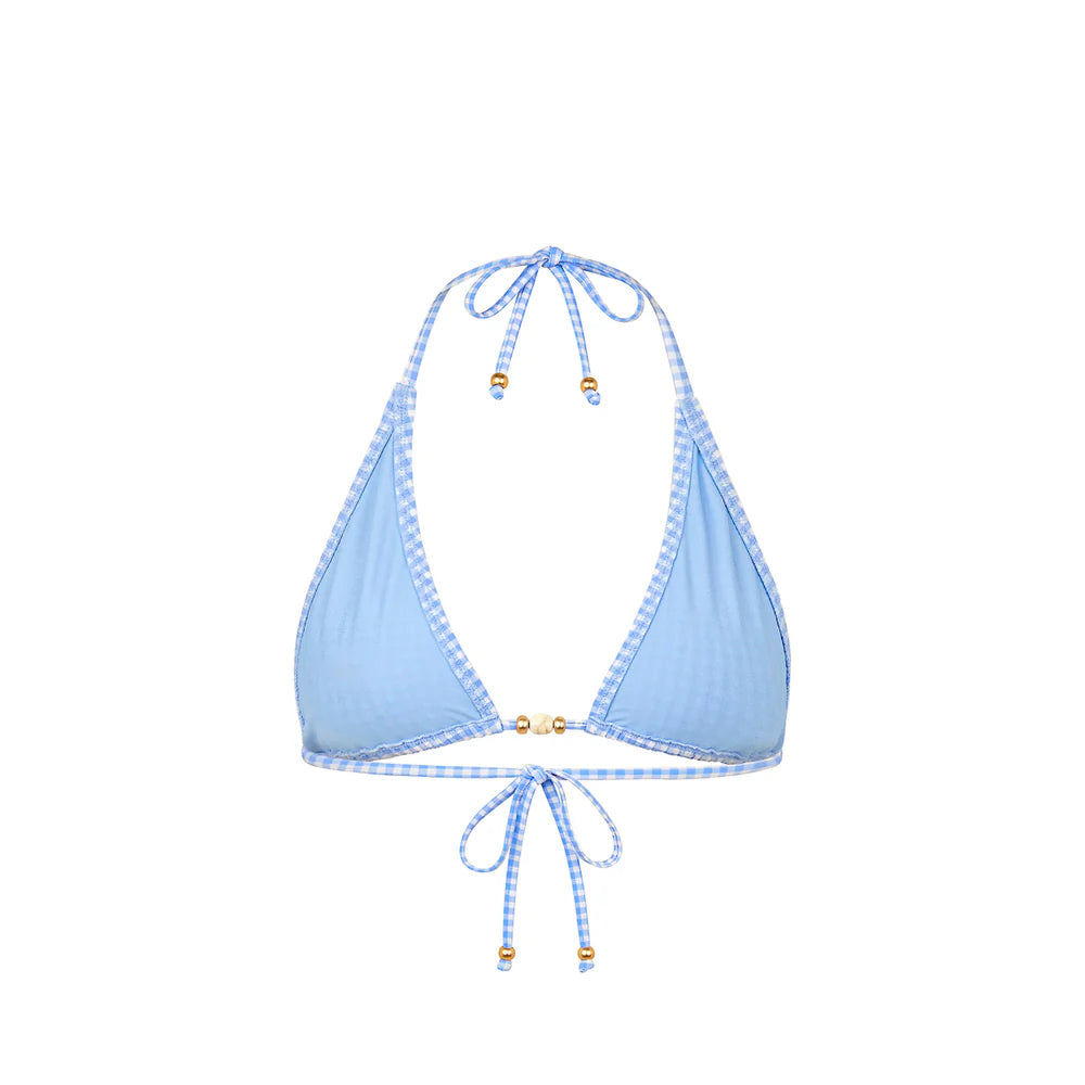 Kulani Kinis Skinny Dip Classic Tie Halter Bikini Top