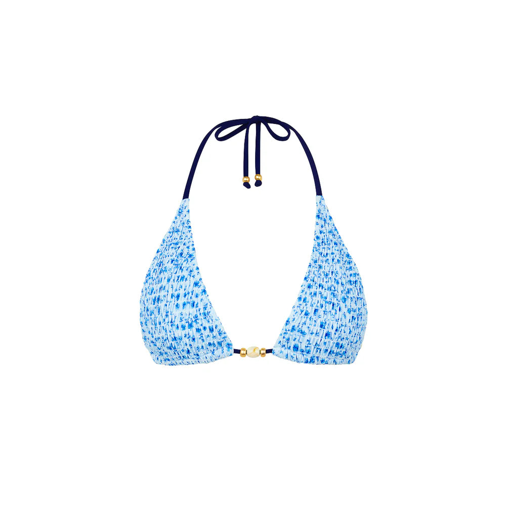 Kulani Kinis Dream Flower Shirred Triangle Top
