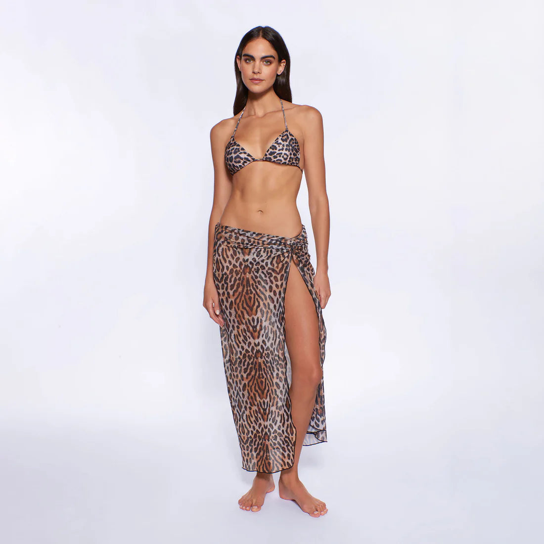 Peixoto Wild One Lori Maxi Sarong Skirt