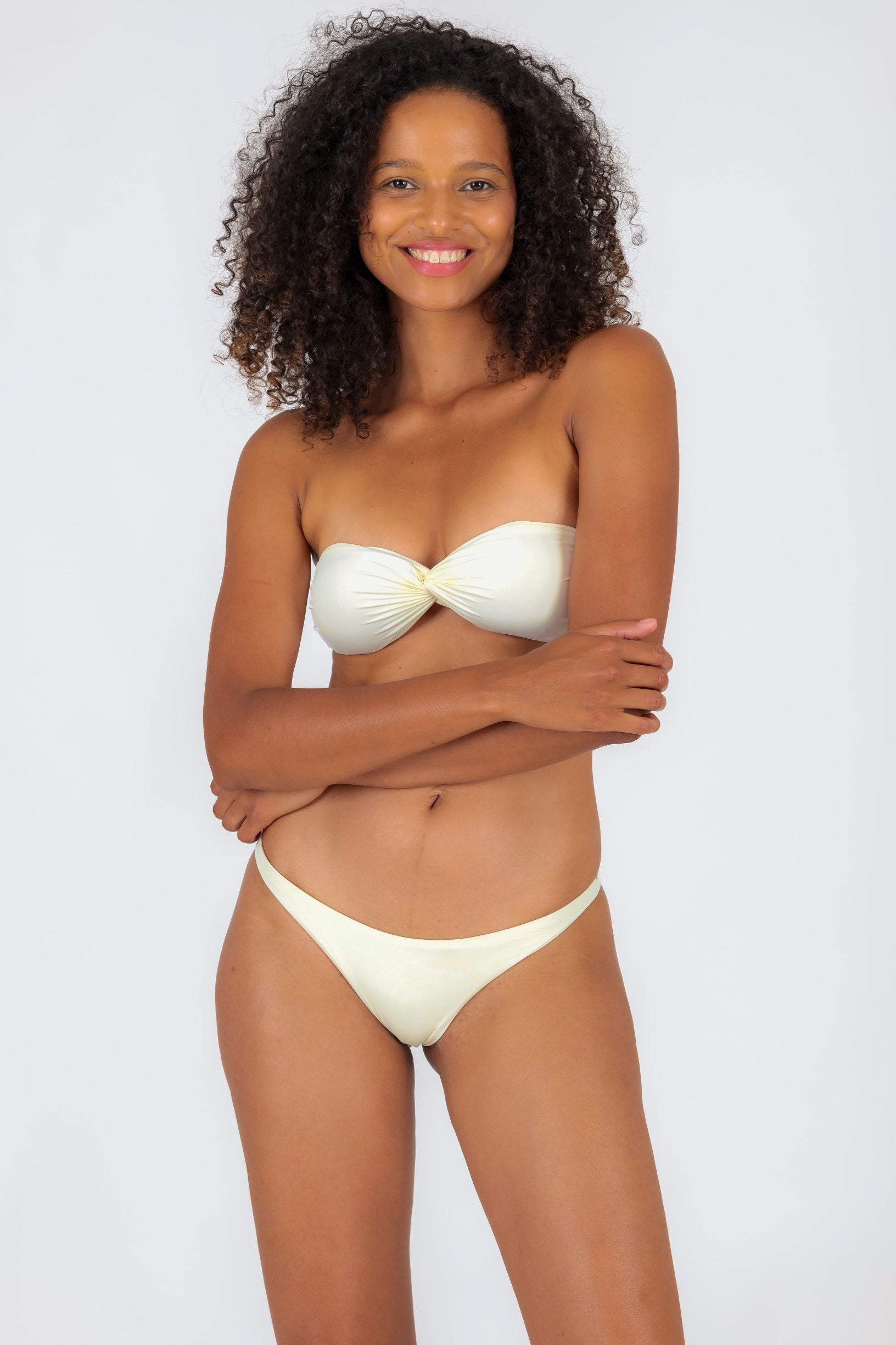 Rio De Sol Icon Off White Twist Top